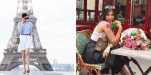 Potret Sabrina Chairunnisa Liburan ke Paris, Bergaya ala Serial Emily in Paris