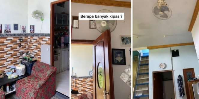 Rumah Unik di Surabaya Ini Bagaikan Toko Elektronik, Hampir Tiap Ruangan Terdapat Kipas Angin