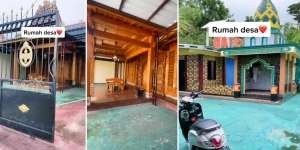 Bikin Syok! Rumah Desa Semi Joglo Milik Tukang Bangunan, Besar dan Luas Banget sampai Punya Musholla Sendiri