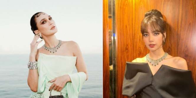 Beda Usia 13, Kecantikan Luna Maya Pamer Kalung yang Sama dengan Lisa BLACKPINK Bikin Maxime Bouttier Tak Tahan Berkomentar