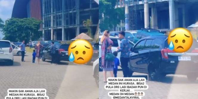 Makin Nekat! Bukan Lagi Spion, Onderdil Mobil yang Digasak Maling di Medan Ini Diluar Nalar