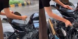 Viral Wanita Ngamuk Sayat-Sayat Motor Ninja, Netizen Ramai-Ramai Itung Total Kerugian