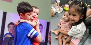 10 Potret Artis Momong Adik Kecilnya, Rafathar Gendong Rayyanza di Depan Orang-Orang Penting, Gemes Banget!