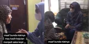 Pulang Kampung Setelah 7 Tahun Merantau, Wanita Ini Kasih Kejutan Ibunya Pura-Pura Jadi Sales, Reaksi Ibunya di Luar Dugaan