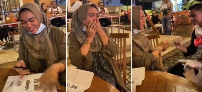 Kisah Cinta Pasangan Dokter yang Indah: LDR 7 Tahun Berakhir dengan Lamaran Romantis Penuh Haru di Kafe