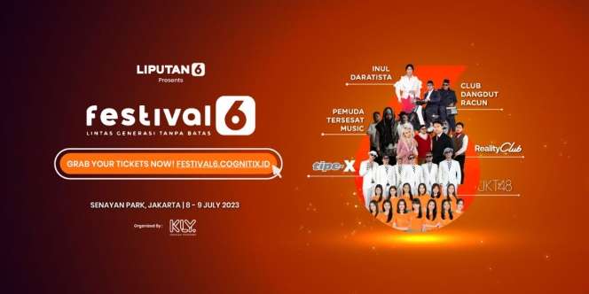 Akhir Pekan Seru Bareng Festival6 yuk, Tiket Hampir Sold-out!