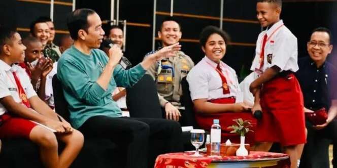 Ketika Siswa SD Bertanya Mengapa Ibukota Tidak Pindah ke Papua, Jokowi: Kalau Dipilih yang Timur...