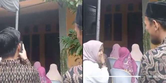 Momen Pria Ucapkan Akad Nikah, Semangat Banget Mirip Orang Sedang Marah