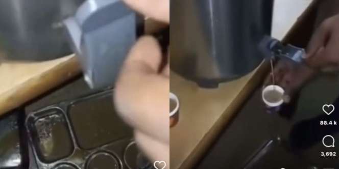 Viral Termos Kopi Penuh Belatung di Balik Tuas Kerannya, yang Ambil Auto Melek Sebelum Meminumnya
