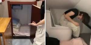 Penampakan Kamar Tidur Paling Kecil dan Super Sempit, Netizen: Tutorial Cara Mempersulit Hidup