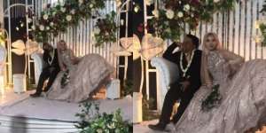 Pengantin Wanita Dandan bak Princes Tapi Roknya Mengembang Seperti Payung, Mempelai Pria Tak Berhenti Ngakak