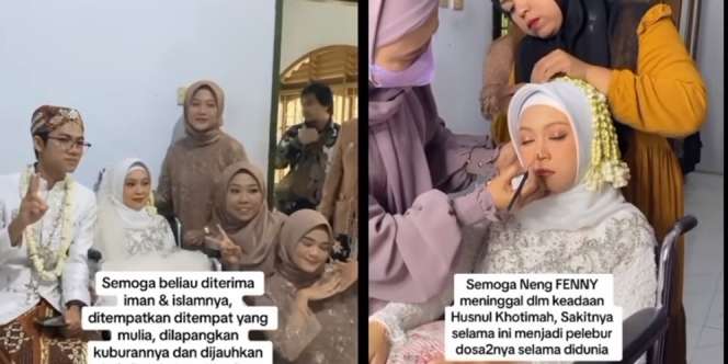 Kisah Pilu, Pengantin Wanita Meninggal Usai Resepsi, `Kini Neng Sudah Tidak Sakit Lagi`