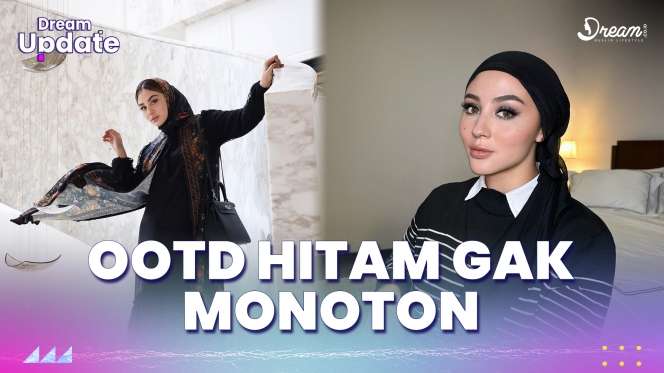 OOTD Hitam ala Margin Wieheerm, Gak Monoton