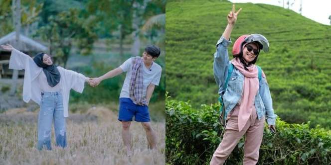 Tajir Melintir, Ini Potret Kesederhanaan Lesti Kejora: Main di Sawah dan Empang saat Pulang Kampung
