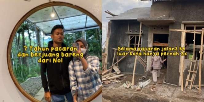 Menabung 3 Tahun, Sepasang Kekasih Bangun Rumah Bareng Sebelum Menikah, Prosesnya Penuh Pengorbanan