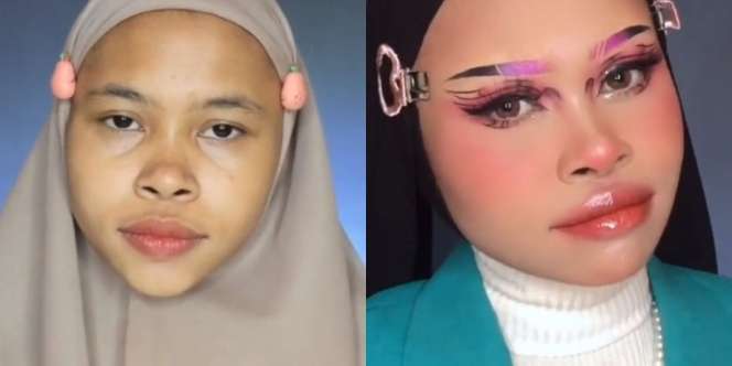 Transisi Makeup Bikin Melongo, Detail Eyelooknya Keren Diluar Nalar!