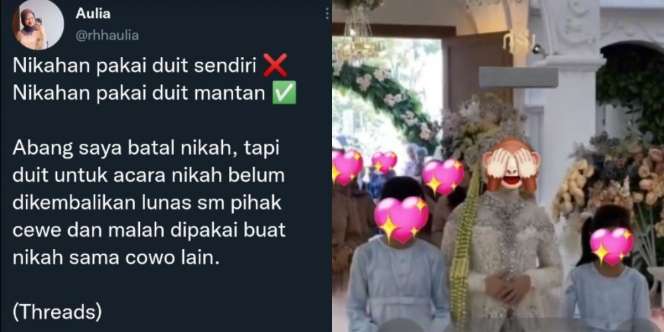 Viral Kisah Pria Batal Menikah, Terkejut saat Uang Kawinan Rp120 Juta dan Vendor Dipakai Mantan untuk Kawin dengan Lelaki Lain