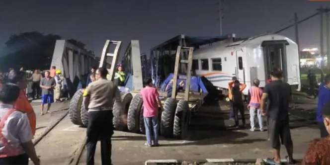 Kondisi Masinis Usai Kecelakaan KA Brantas