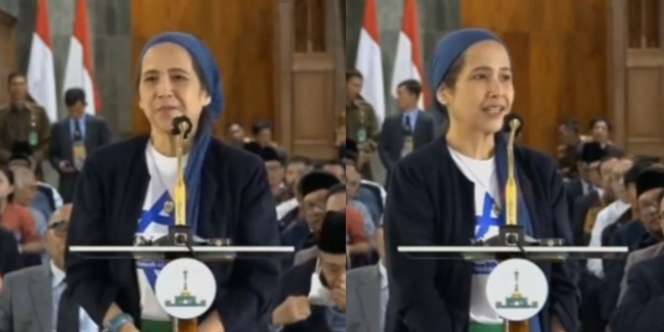 Panji Gumilang Undang Aktivis Yahudi Saat Perayaan 1 Muharam 1445 H di Ponpes Al Zaytun, Monique Rijkers Senang Bisa Pakai Bintang Daud