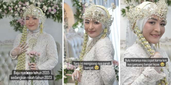 Curhat Pengantin Baru Dapat MUA Pilihan Orangtua: Makeup Hancur, Siger Miring
