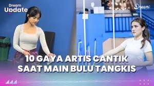 10 Gaya Artis Cantik Saat Main Bulu Tangkis, Penampilan Ayu Ting Ting Disorot, Mirip Boneka?