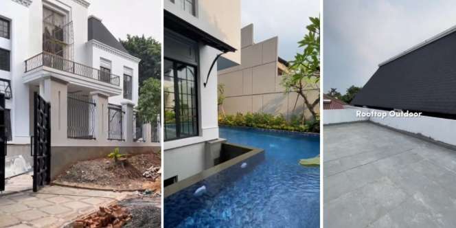 Penampakan Rumah Mewah di Pondok Indah, Living Room Besar dan Rooftopnya Luas Bisa untuk Gelar Hajatan atau Pengajian
