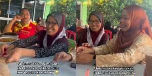 Kehangatan Lamaran Sederhana di Kedai Makan, Tanpa Ribet Makeup dan Dekorasi tapi Tetap Khidmat