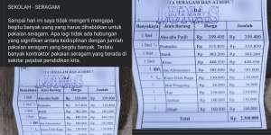Viral Harga Seragam Sekolah SMA di Tulungangung, Capai Rp2,3 Juta