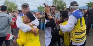 Viral Momen Basuki Hadimuljono Peluk Seorang Bocah, Bak Kakek yang Merindukan Cucunya
