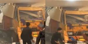  Truk Seruduk Gedung Pernikahan, Tamu Undangan Auto Heboh