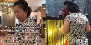 Tangis Ibu Melihat Bocah Minta Makan, Enggan Diajak Masuk ke Restoran Langsung Dibungkus untuk Keluarganya