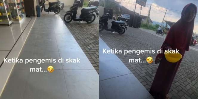 Pengemis Wanita Ini Kena Skakmat Pria yang Dimintai Sumbangan: Kamu Naik Mobil, Saya Pakai Beat!