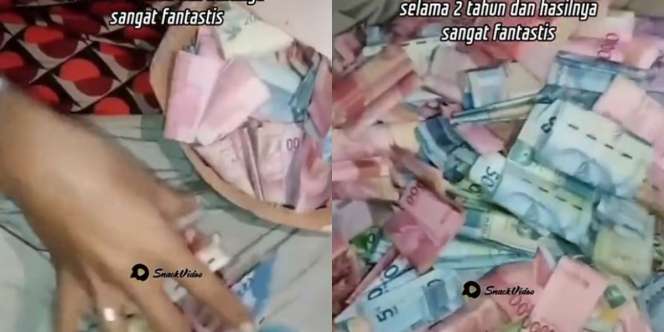 Wanita Ini Menabung di Celengan Ayam Selama 2 Tahun, Terkejut Saat Dibongkar Jumlahnya Capai Rp70 Juta