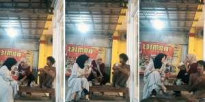 Viral Dua Gadis Ajak Nongkrong Pria ODGJ Sambil Ngopi dan Makan Tanpa Rasa Jijik, Aksinya Banjir Pujian