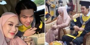 Potret Rey Mbayang saat Wisuda S1, Bikin Heboh Nyanyikan Lagu Untuk Dinda Hauw