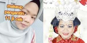 Pengantin Menyesal Bayar Make Up Rp11 Juta, Hasilnya Zonk Banget, Lihat 8 Potretnya Bikin Ngelus Dada