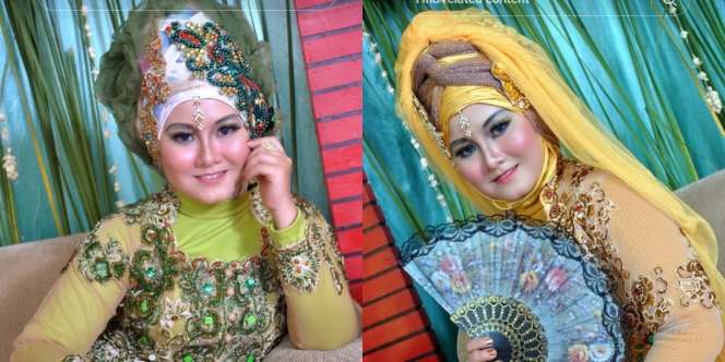 Bongkar Foto Nikahan Jadul, Nostalgia Model Hijab Tabrak Warna Menjulang Tinggi Dipenuhi Aksesoris Keren Pada Masanya