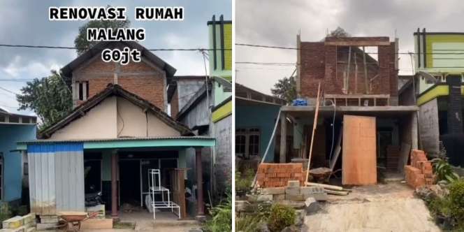 Renovasi Rumah Tua di Malang Jadi Minimalis Modern, Netizen Sangsi Biayanya Cuma Habis Rp60 Juta