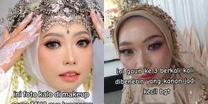 Viral Curahan Hati Pengantin Wanita, MUA Batal Hadir Digantikan Asistennya, Kecewa Hasil Makeup Alis Kecil Sebelah