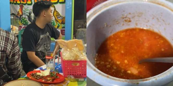 Makanan Sudah Habis, Pria ini Iseng Buka Wadah Sambal Terkejut Saat Melihat Isinya Bikin Mual