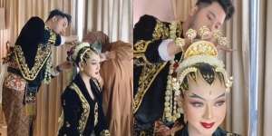 Pengantin Dirias Suami yang Berprofesi MUA, Warganet: Jadi Hemat