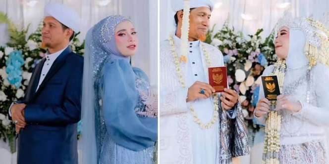 Viral! Gadis 19 Tahun Ini Bahagia Menikah dengan Pria Berumur 53 Tahun, Sudah Dikenalnya Sejak TK