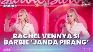 Gaya Centil Rachel Vennya Jadi Barbie Janda Pirang