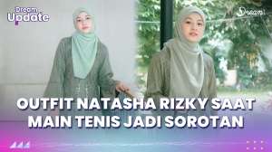 Outfit Natasha Rizky Saat Main Tenis Jadi Sorotan