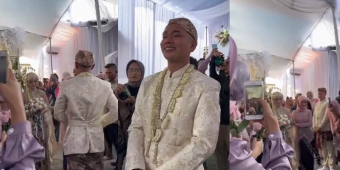 Kisah Pernikahan Sejoli Setelah 8 Tahun LDR, Sang Pria Sampai Menangis Terharu