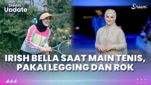 Gaya Irish Bella Saat Main Tenis, Pakai Legging dan Rok