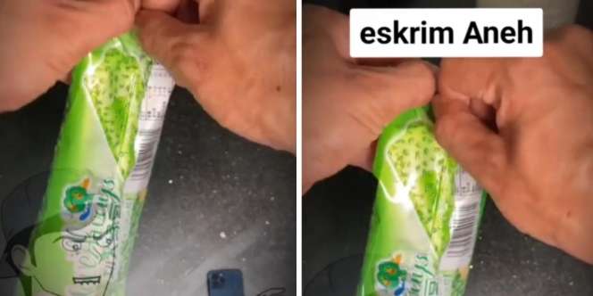 Ngakak! Makan Es Krim Rasa Kacang Hijau, Malah Dapat yang Sudah Tumbuh Togenya, Netizen: Es Krim Hidroponik