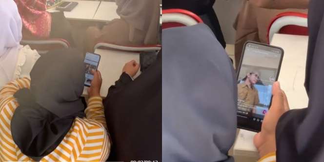 Duh Malu Banget! Emak-Emak Asyik Ngepoin Medsos Guru di Sekolah Anaknya, Ternyata Orangnya Tepat di Belakangnya