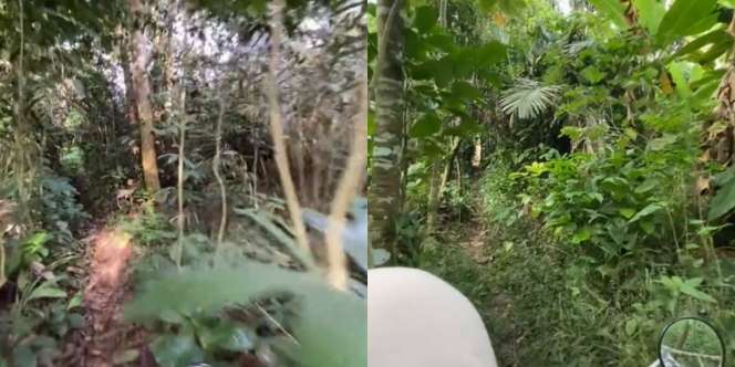 Ikut Rute Arahan Googlemaps, Pengendara Motor Ini Sepanjang Jalan Ucap Istighfar