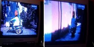 Ngakak! Gangguan Pada Pesawat Televisi Tabung Bikin Gambarnya Jadi Imut dan Gemoy Semua